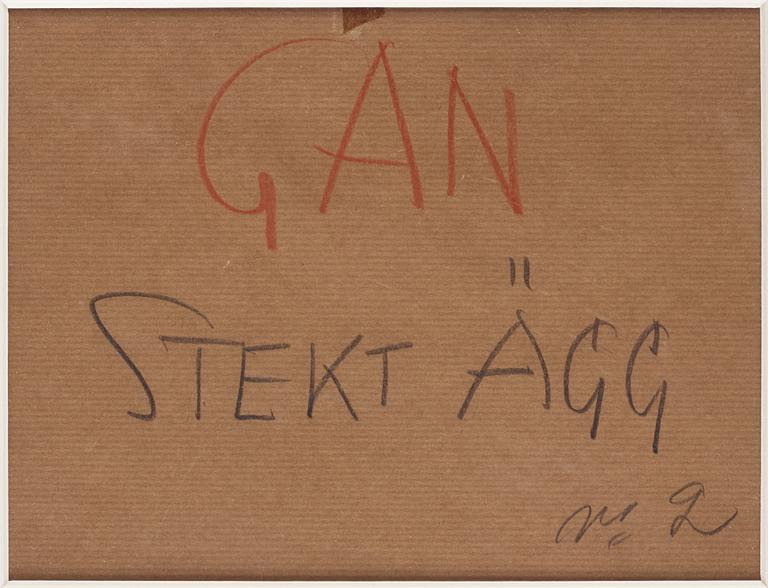 Gösta Adrian-Nilsson, "Stekt ägg nr 2" ("Fried Egg No. 2").