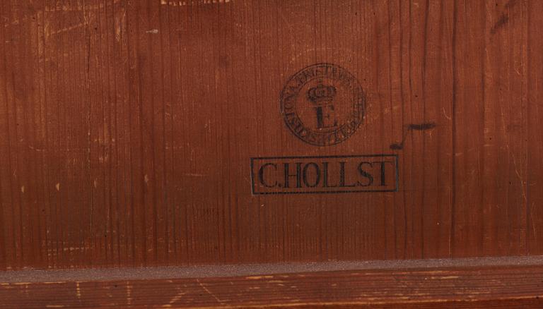 FÄLLBORD. Carl Hollst, (mästare i Eskilstuna 1787-1830).