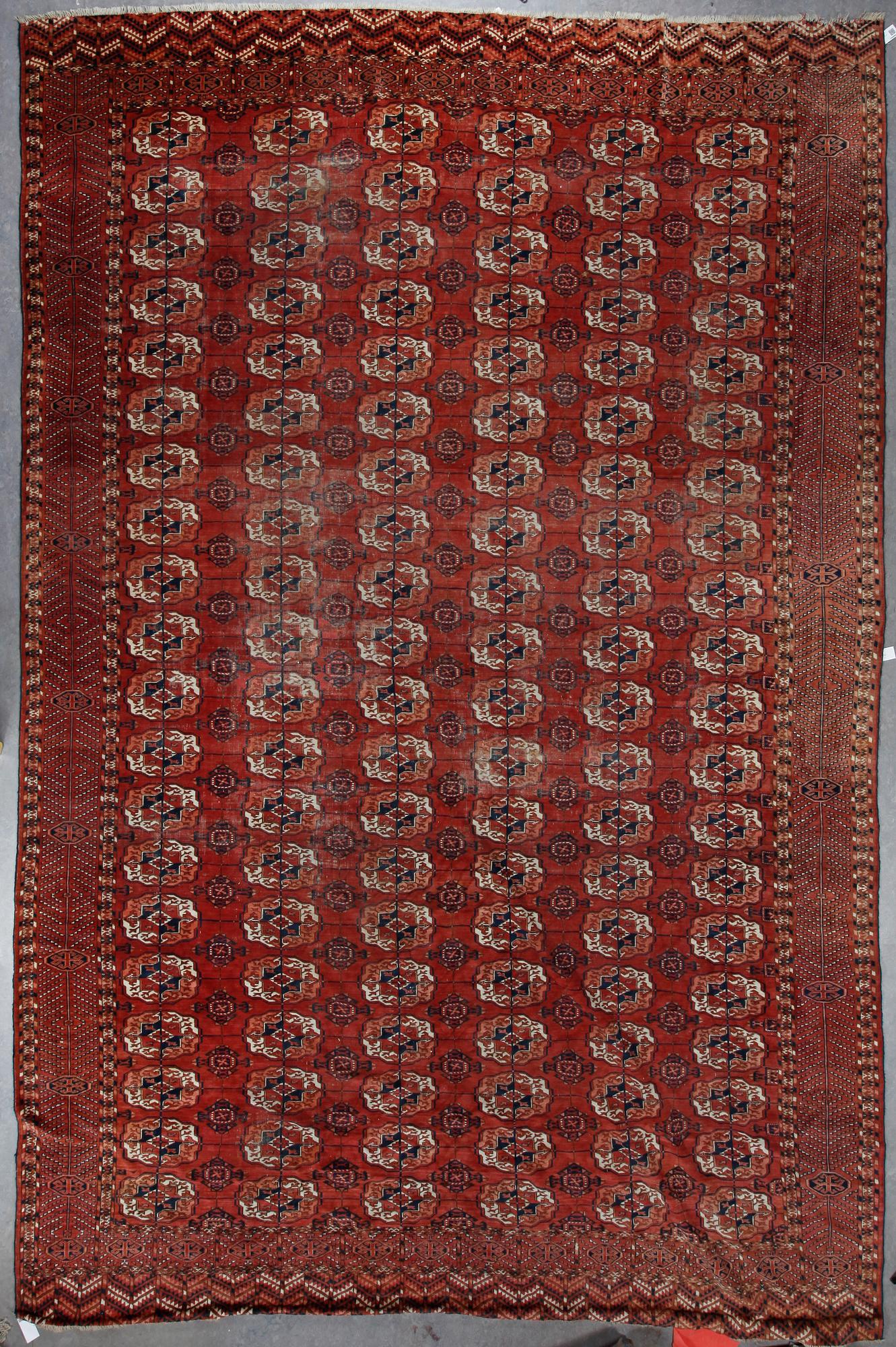 MATTA, antik Tekke, Turkmenistan, ca 480x310 cm.