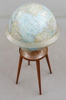 JORDGLOB "National Geographic Globe" Washington D.C 1962.