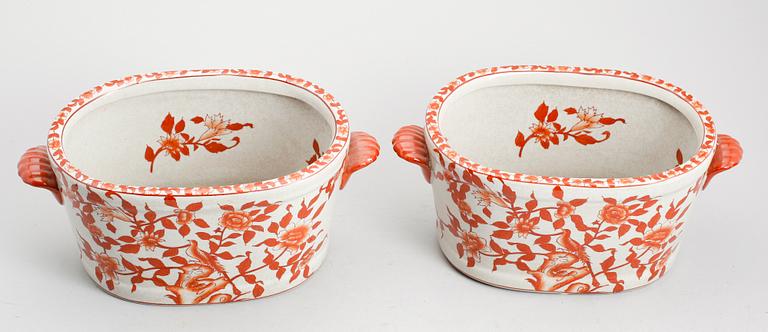 YTTERFODER, 1 par, porslin, 1900-talets slut.
