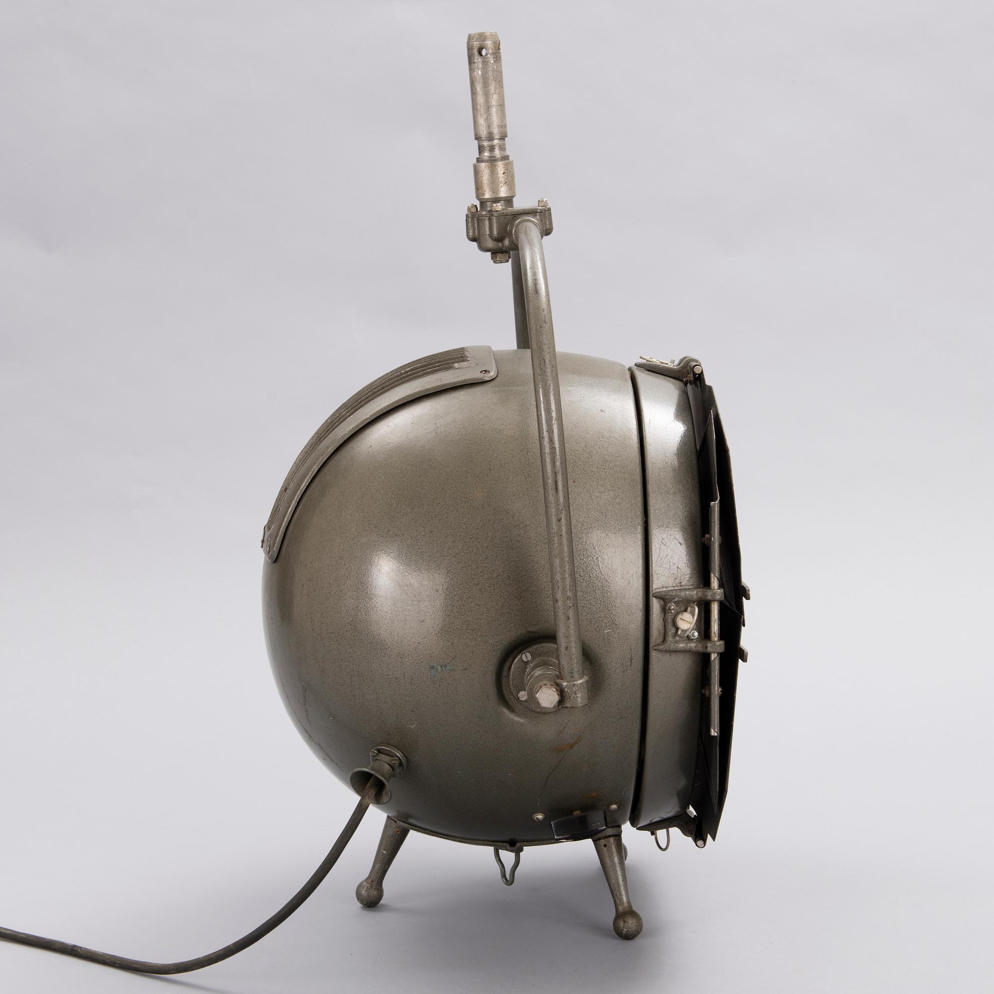 A Mole-Richardson "Sputnik" studio light, 1950s.