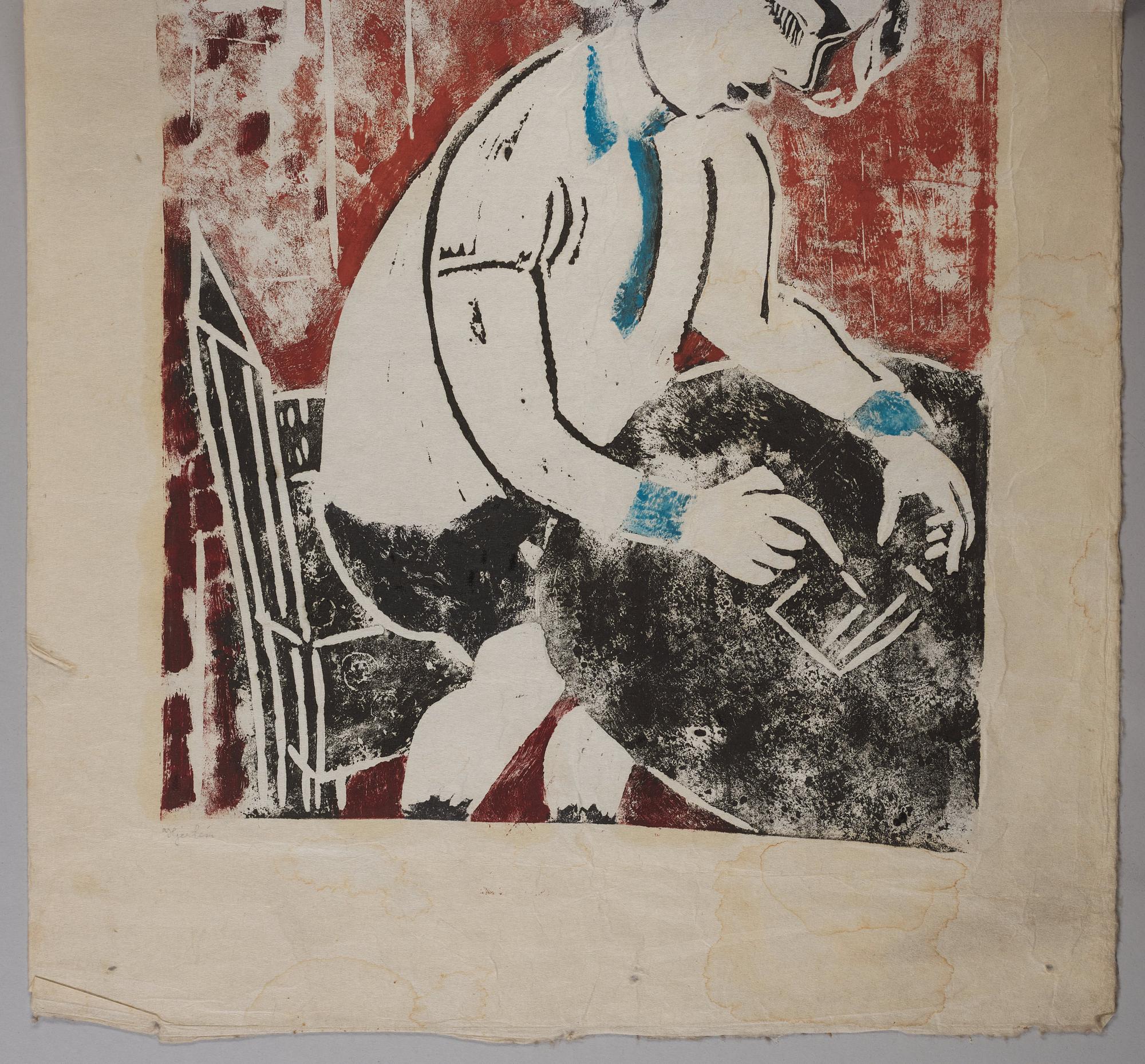 Sigrid Hjertén, Iván playing.