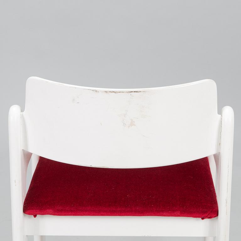 Eero Aarnio, tuoleja, 4 kpl, "Flamingo", Asko 1970-luku.
