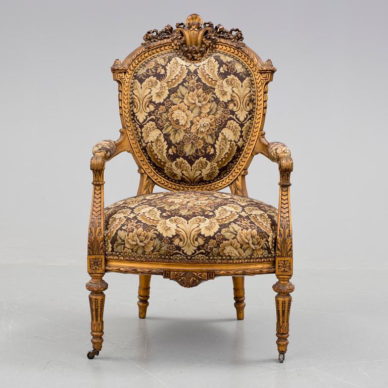 KARMSTOL. Louis XVI-stil. 1900-talets första hälft.