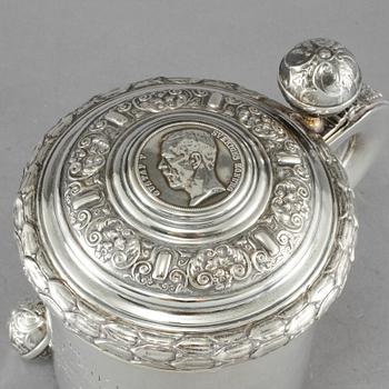 STOP, silver, CG Hallberg, Stockholm, 1940. Vikt 580 gram.