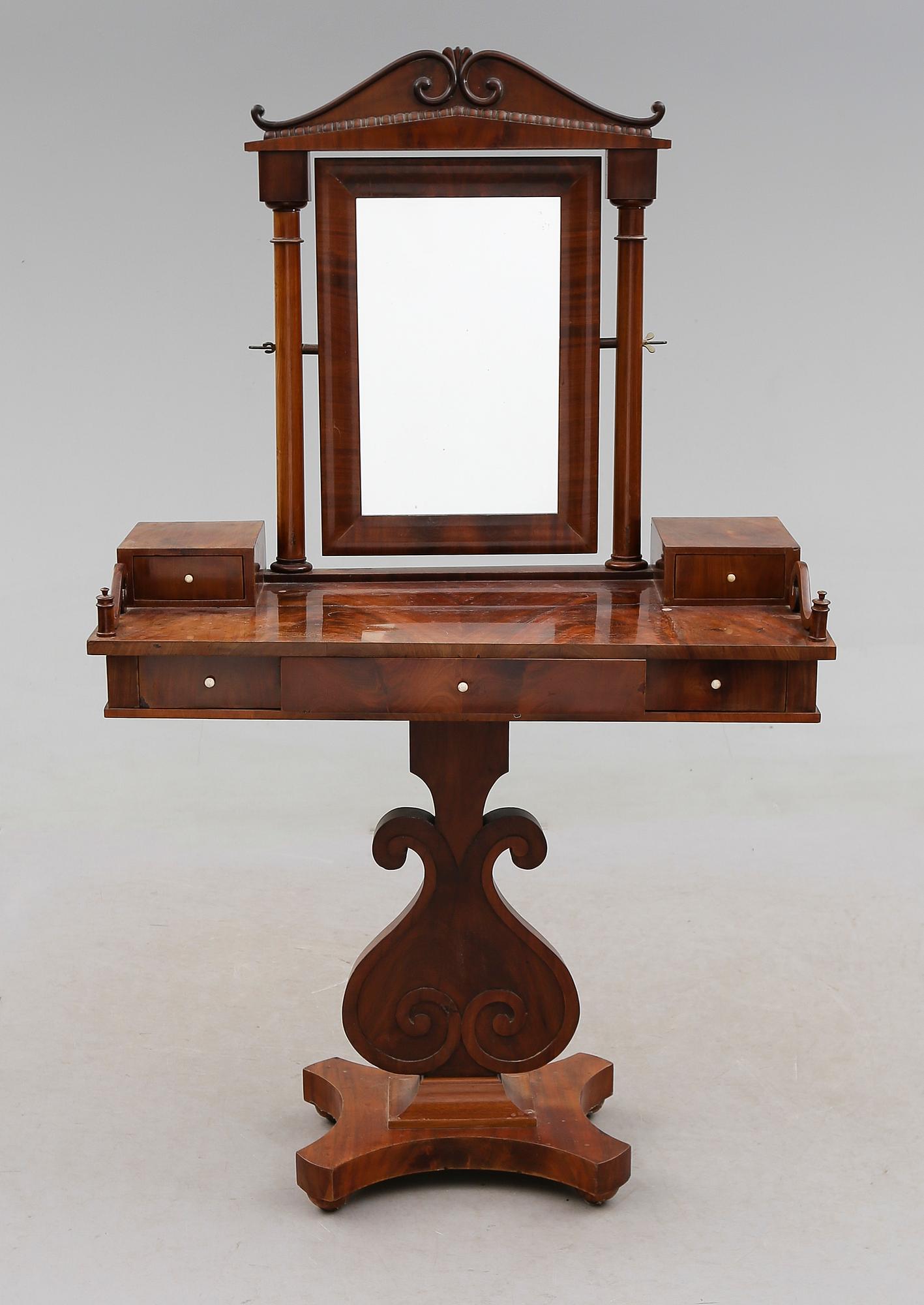 TOALETTBORD, 1800-talets mitt.