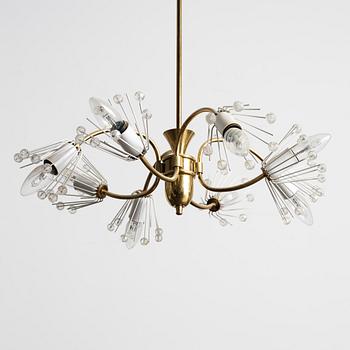 Emil Stejnar, a ceiling lamp, Austria, circa mid-20th Century.