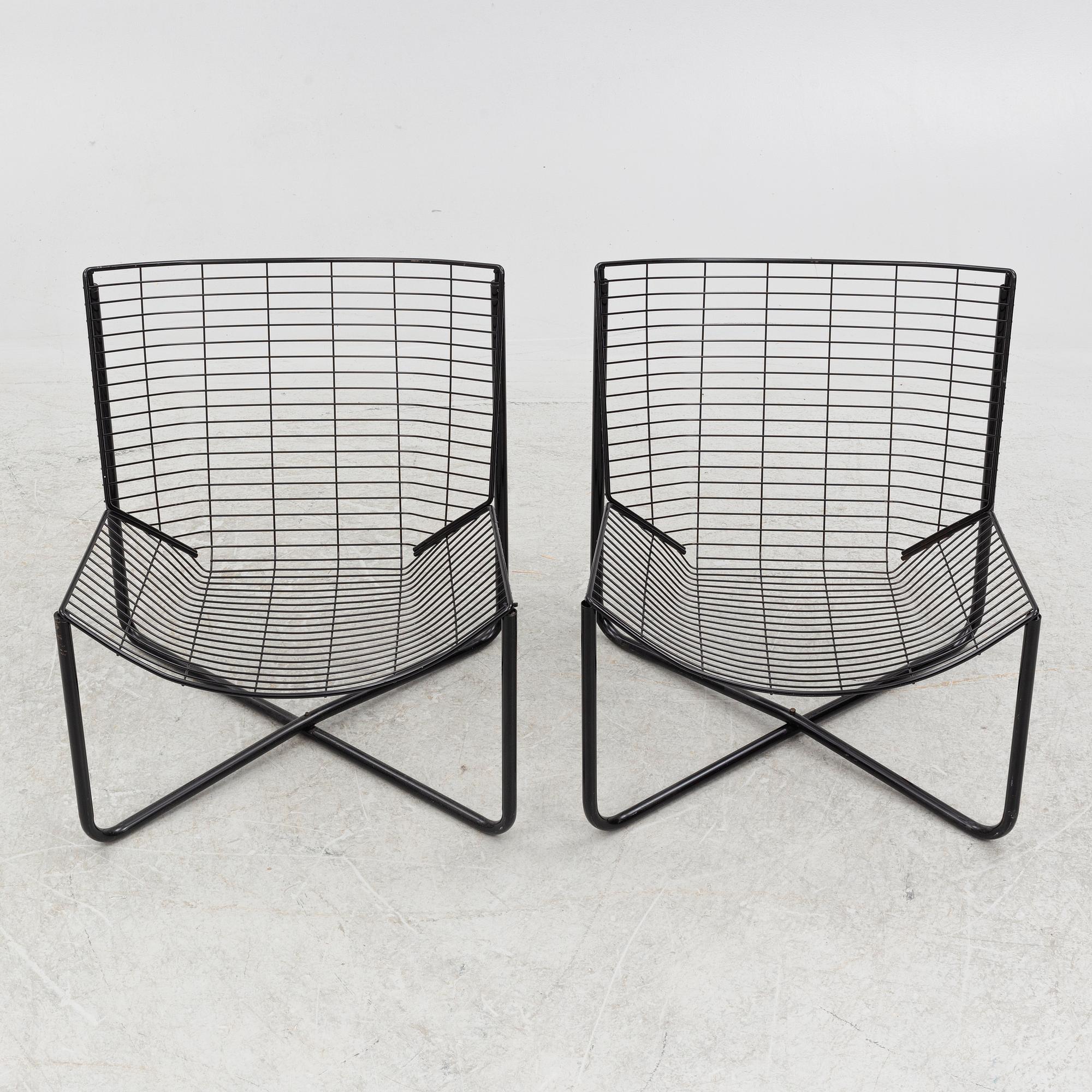 Niels Gammelgaard, a pair of 'Järpen' armchairs and tables, IKEA.