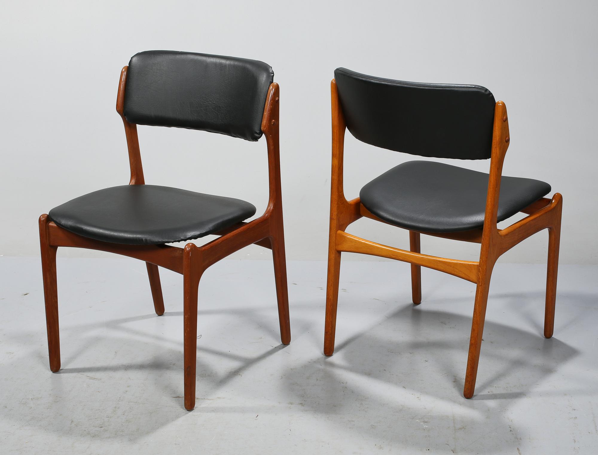 STOLAR, 8 st, Erik Buch, Danmark, 1950/60-tal.