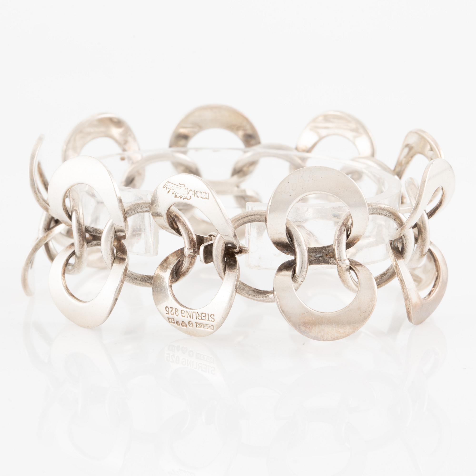 Bracelet, Alton, design K-E Palmberg, sterling silver.