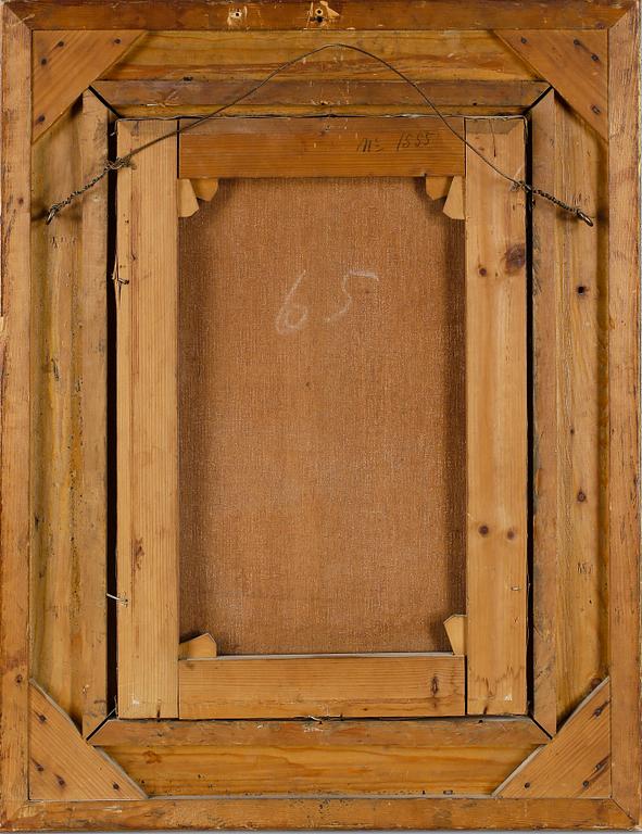 FREDRIK KOLSTØ, olja på duk, signerad.