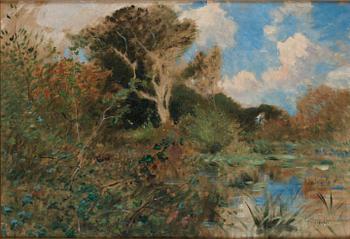 303. Wilhelm von Gegerfelt, Vårlandskap.