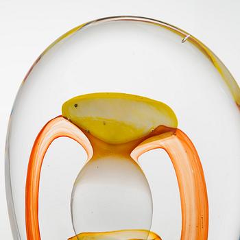 Oiva Toikka, skulptur, "Lollipop", signerad Oiva Toikka Iittala 2016 Scope 2016 9/100.