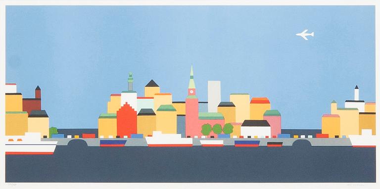 KG Nilsson "Stad mellan broar".