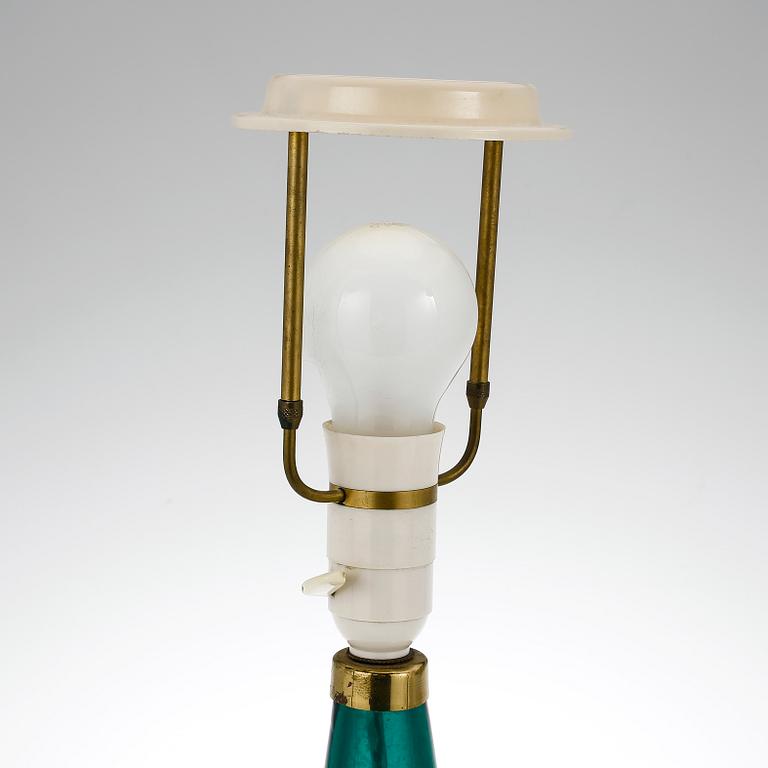 BORDSLAMPA, glas, Venini, Italien, 1950-tal.