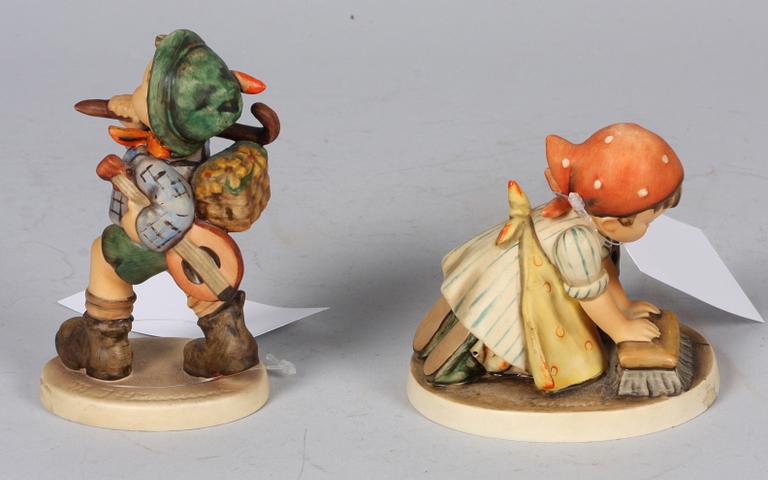 FIGURINER, 2st, porslin, Hummel, Goebel.