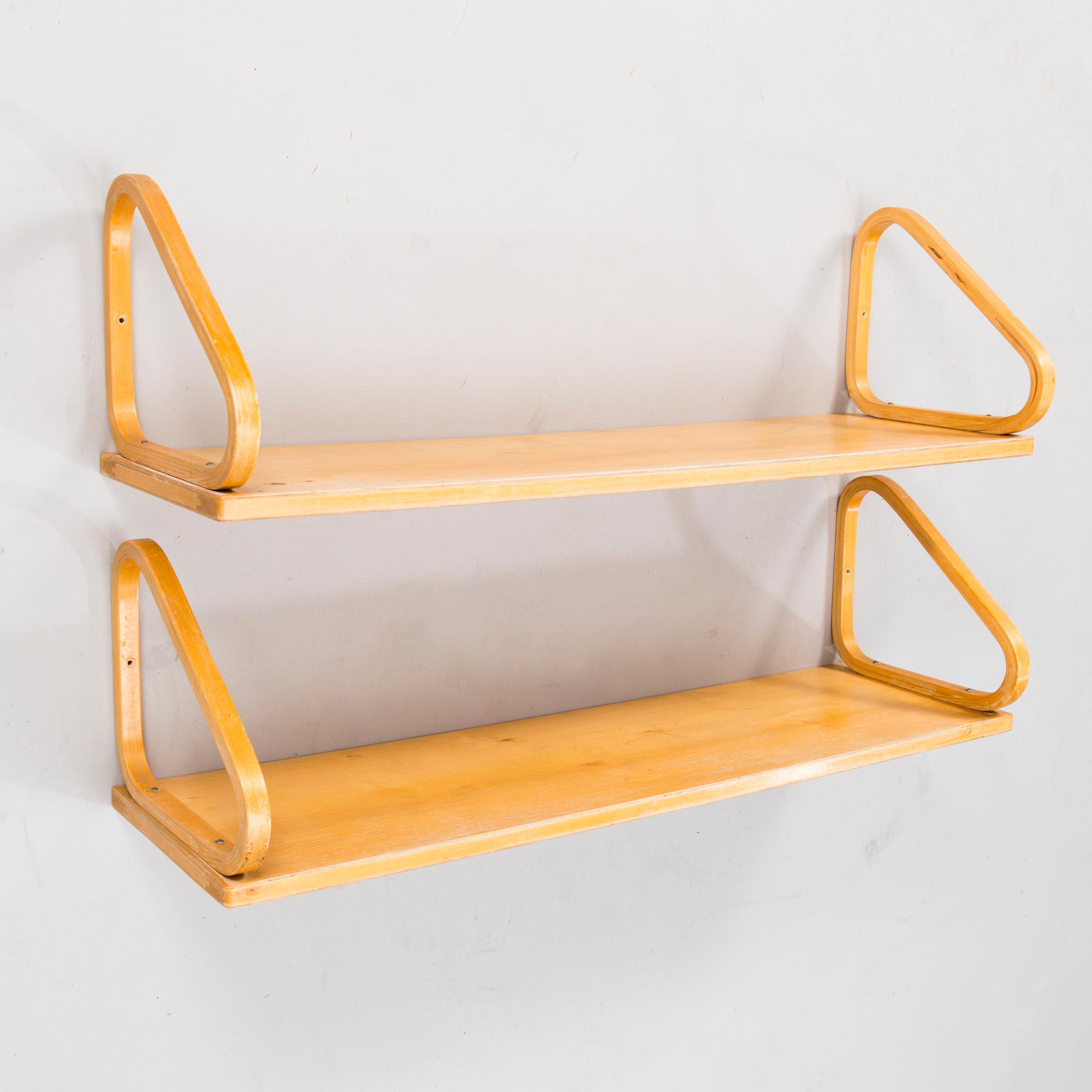 ALVAR AALTO, Two '112B' shelves for Artek, 1960-70-tal ALVAR AALTO, Two '112B' shelves for Artek, 1960-70-tal