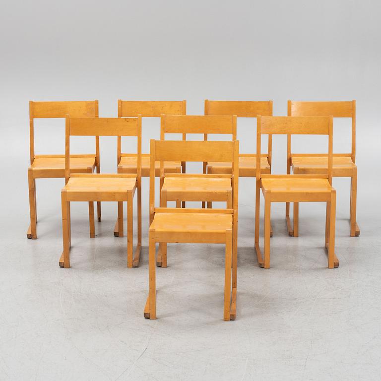 Sven Markelius, stolar, 7 st, "Orkesterstolen", 1900-talets mitt.