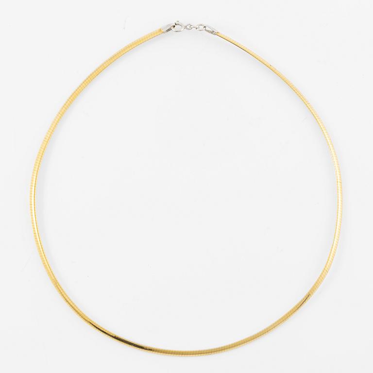 Collier, 18K guld och vitguld.