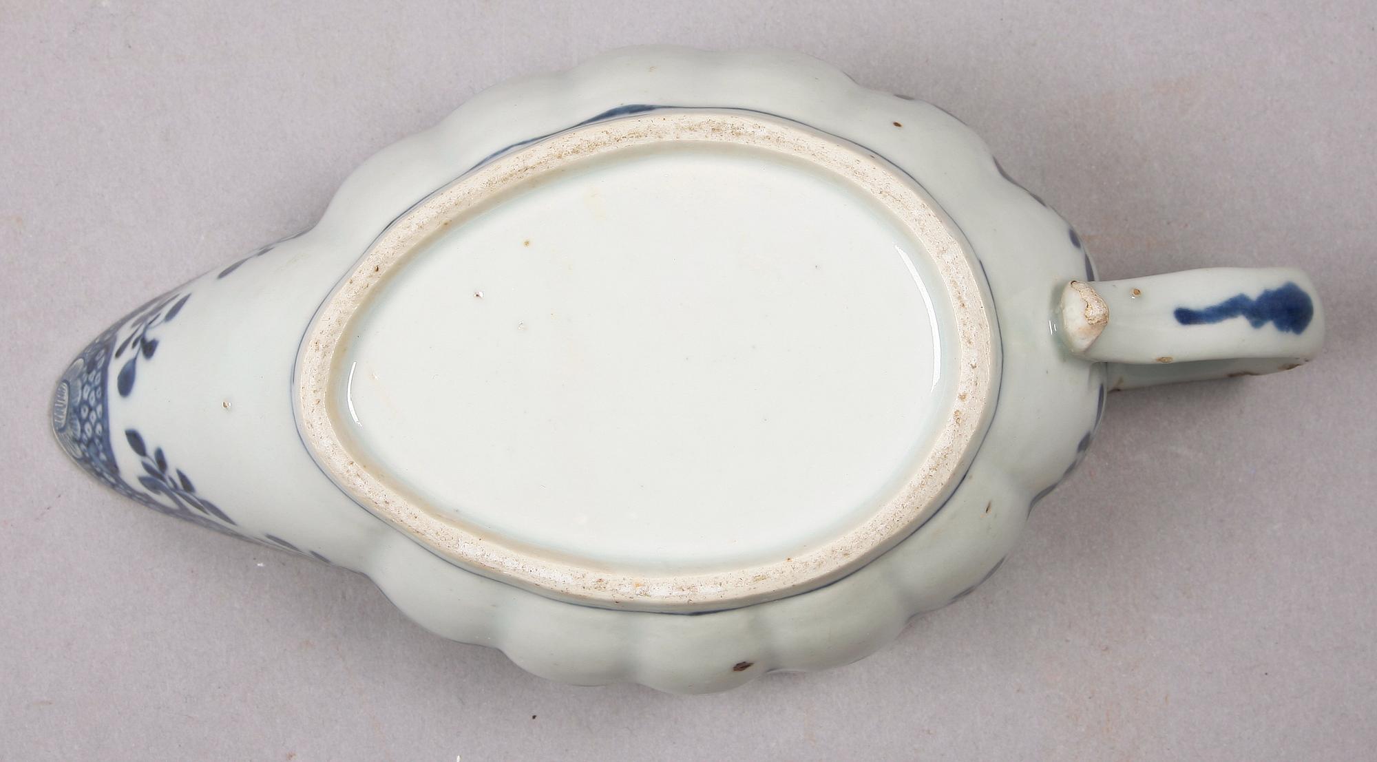 SÅSSNIPA, porslin, Kina. 1700-tal.