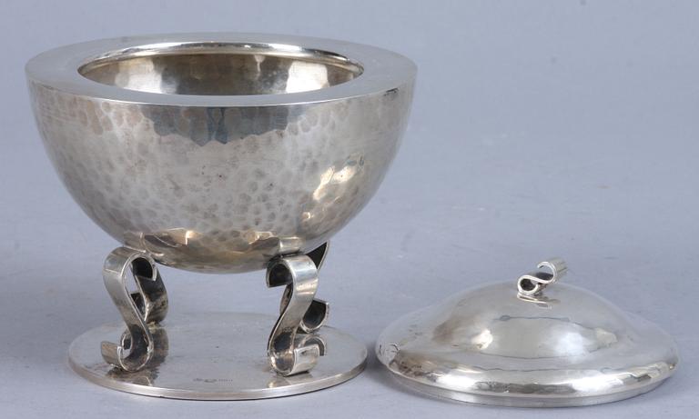 LOCKASK, silver, utländska stämplar, 310 g.