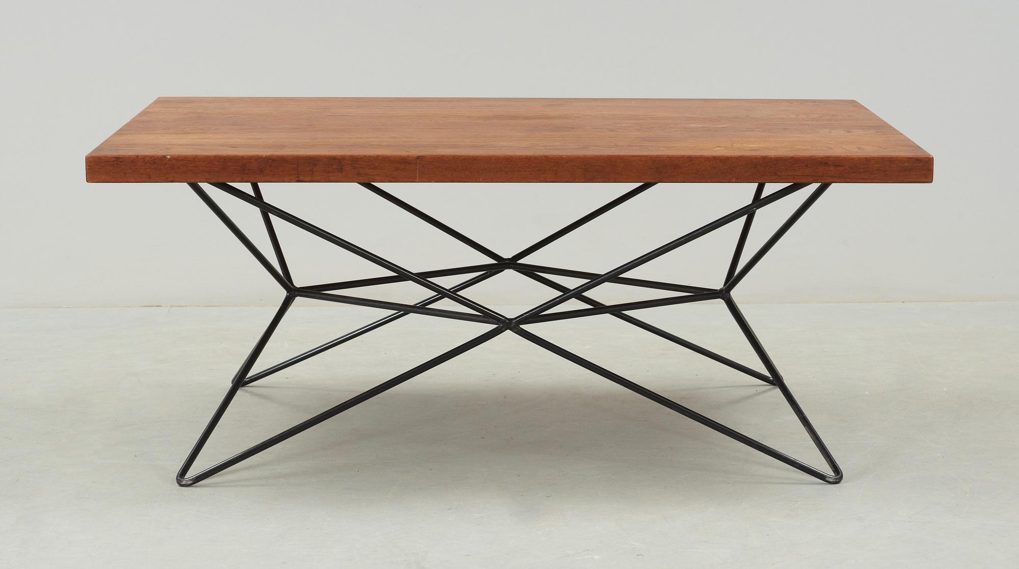 BORD/SOFFBORD/STÅBORD. Modell A2 "Trehöjdsbordet", Bengt Johan Gullberg.1950-tal.
