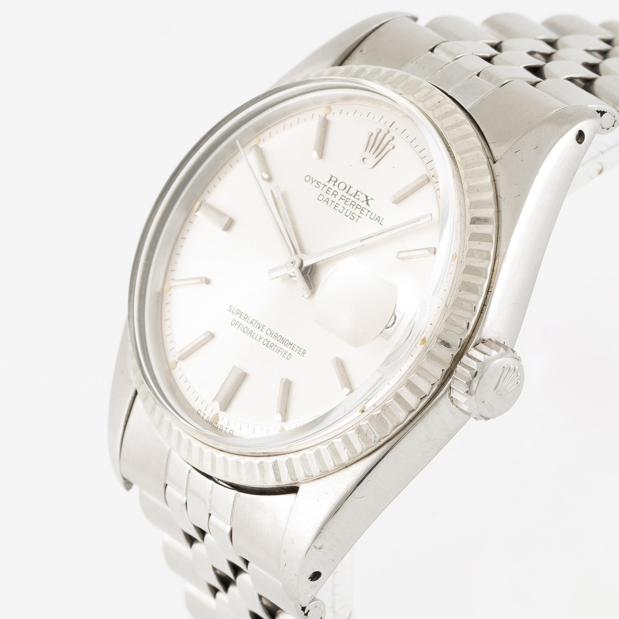 Rolex, Datejust, "Pie-Pan", "Sigma Dial", ca 1974.