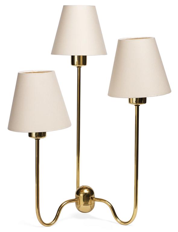 A Josef Frank brass table lamp, Firma Svenskt Tenn.