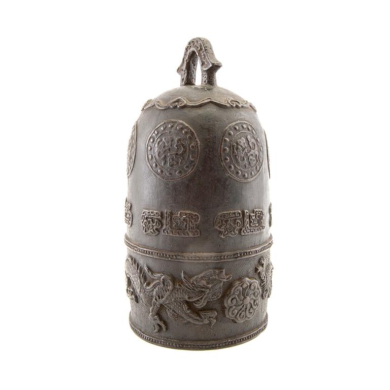 Temple bell, China, bronze, 20th century.