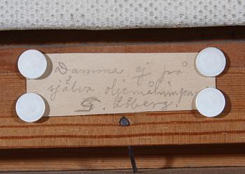 GUNNAR LÖBERG, olja på duk. Sign o dat 1936 a tergo.