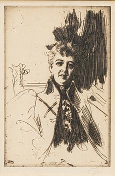 Anders Zorn, "Mrs. Potter Palmer".