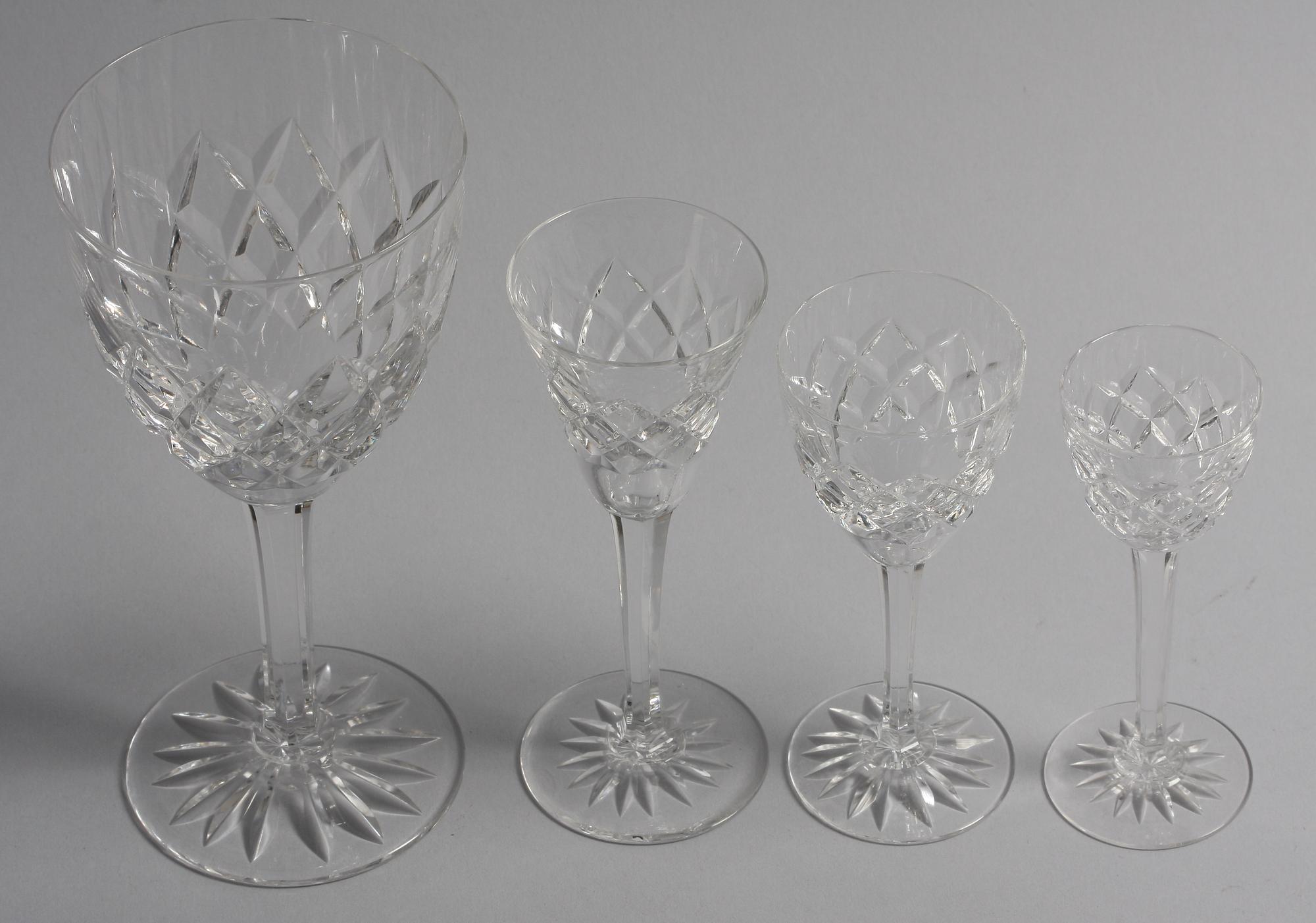 GLASSERVIS, 43 delar, "Bror", 1900-tal.