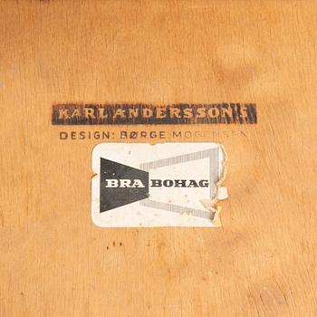 Børge Mogensen, Chairs, 4 pcs, "Öresund", Karl Andersson & Söner, second half of the 20th century.