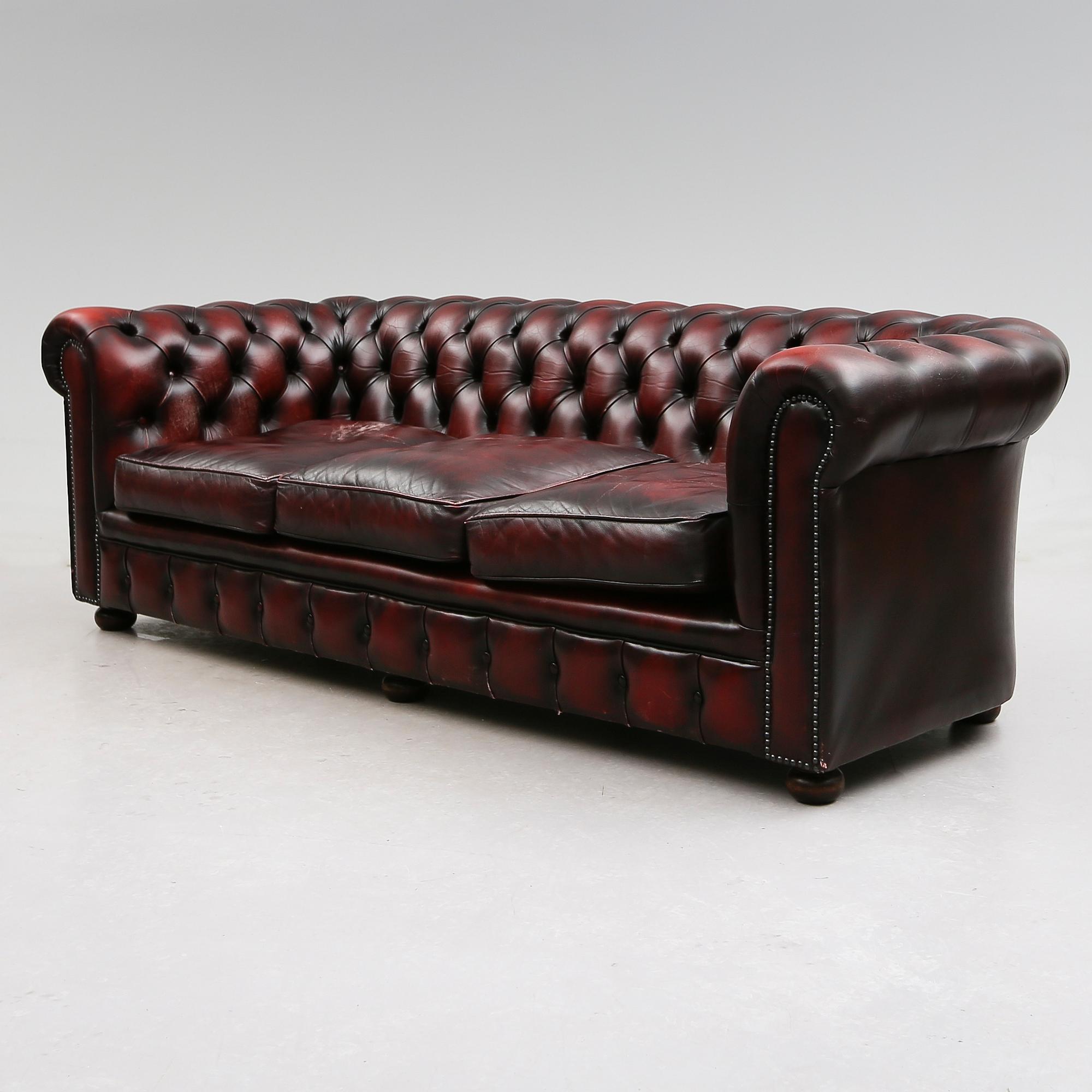 SOFFA, Chesterfieldmodell, 1900-talets senare del.