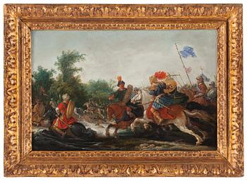 Esaias van de Velde Hans krets, Batalj mellan kristna och ottomaner.