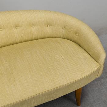 A 'Lustgården' chaise lounge by Kerstin Hörlin Holmquist, by Nordiska Kompaniet, Sweden, designed in 1958.