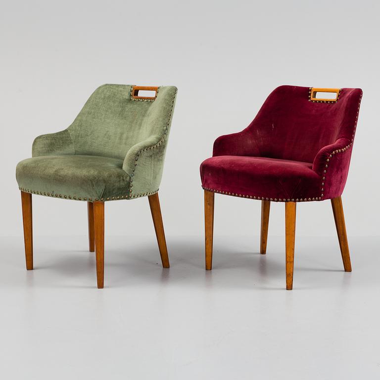 Two mid 20th century chairs.