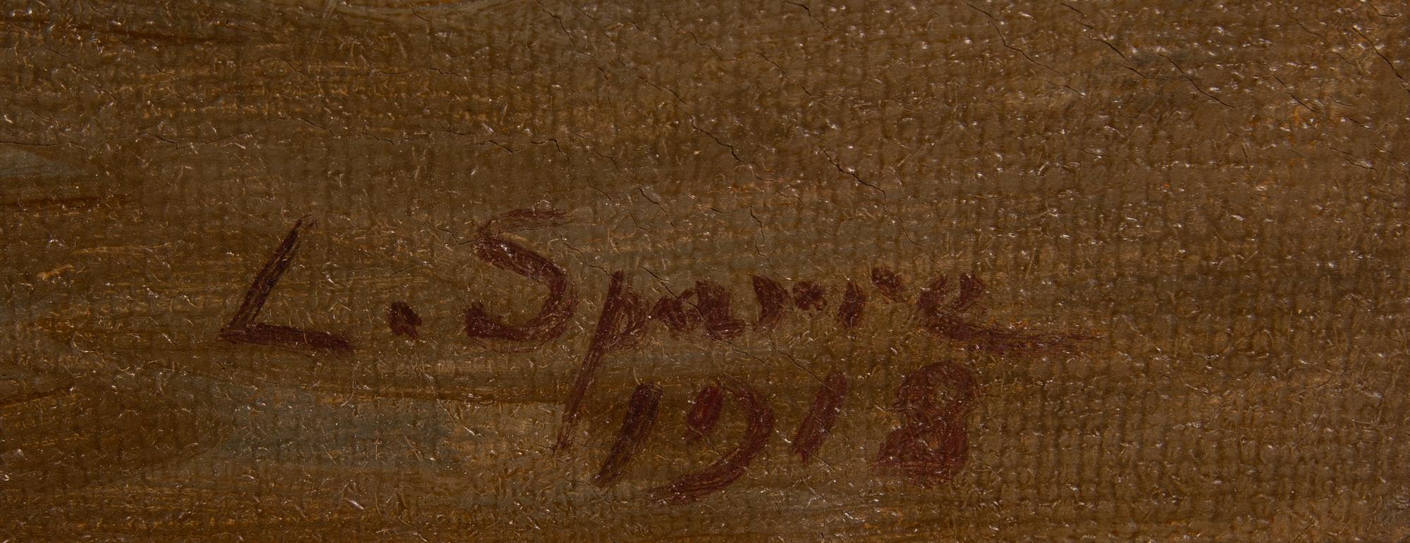 Louis Sparre, Stockholms slott.