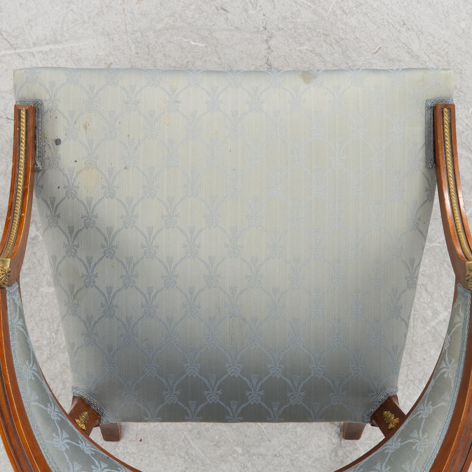 Armchair, late Gustavian style, early 20th Century.