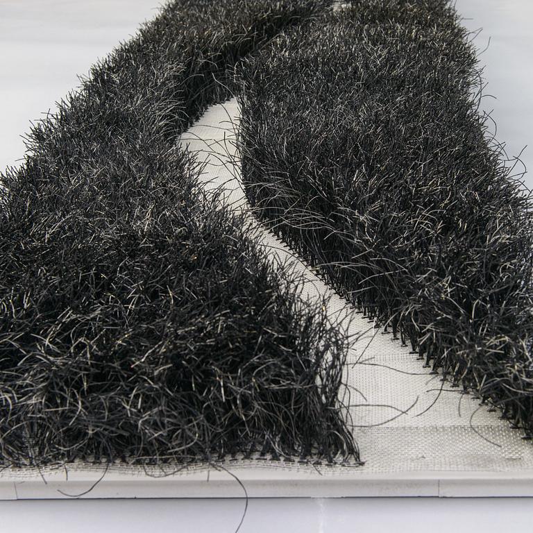 Ritva Puotila, konsttextil, "River", signerad Ritva Puotila Woodnotes 2000.