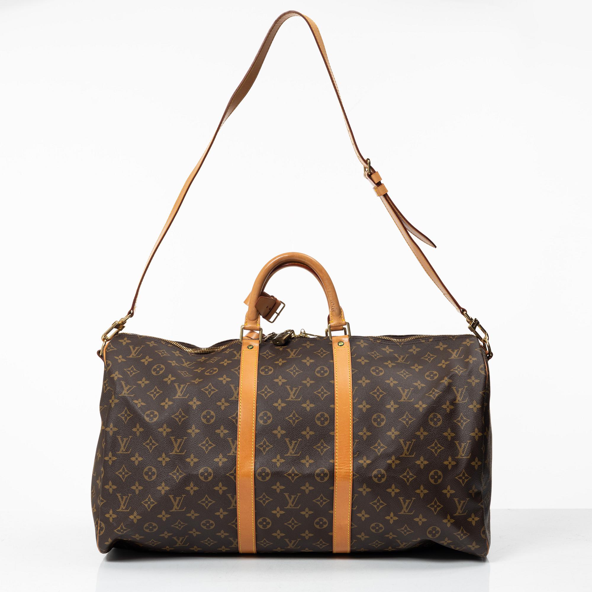 Louis Vuitton, weekendbag, "Keepall 55 Bandoulière".