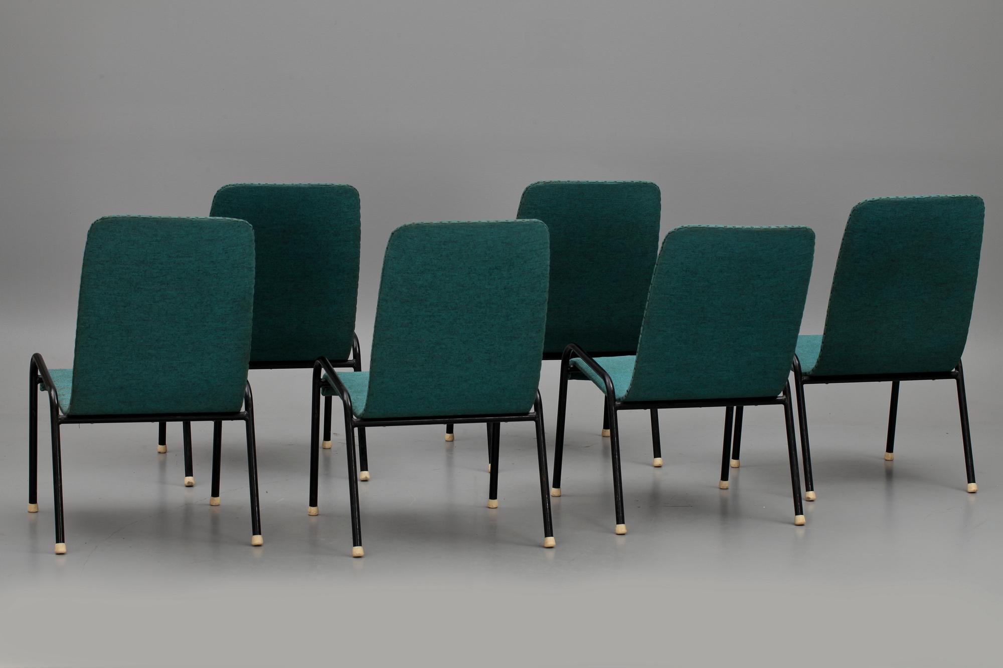 KARMSTOLAR, 6 st, 1900-talets andra hälft.