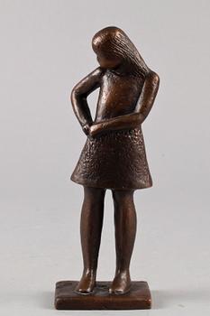 Figurin, brons. Lisa Larson, sign o numr 509.