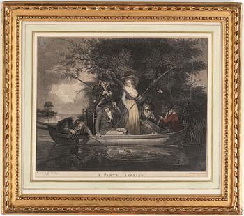 George Morland · GEORGE MORLAND, efter, etsning, 17/1800-tal.