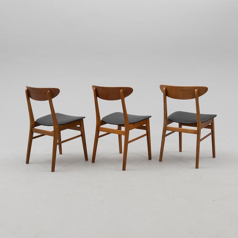 Chairs 6 pcs Farstrup Denmark 20th century mid.