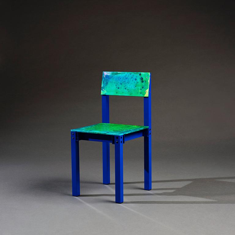 Fredrik Paulsen, a unique chair, "Chair One Open Air, Space is the place", JOY, 2024.