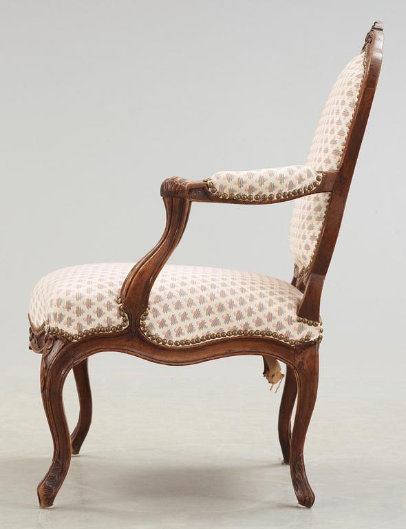 A Louis XV 18th century armchair.