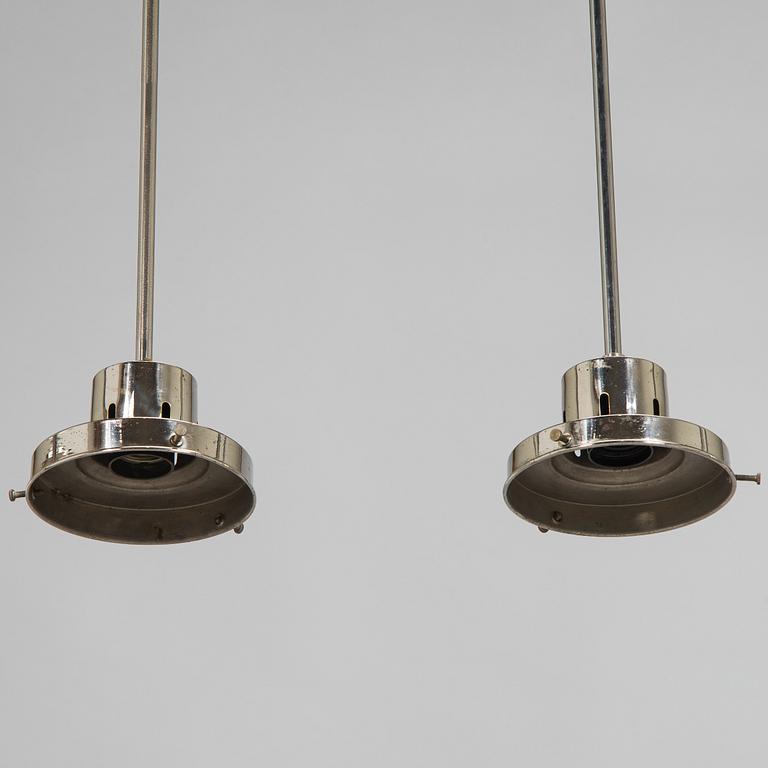 Paavo Tynell, Four 1930s pendant lights modell 1601 for Taito.