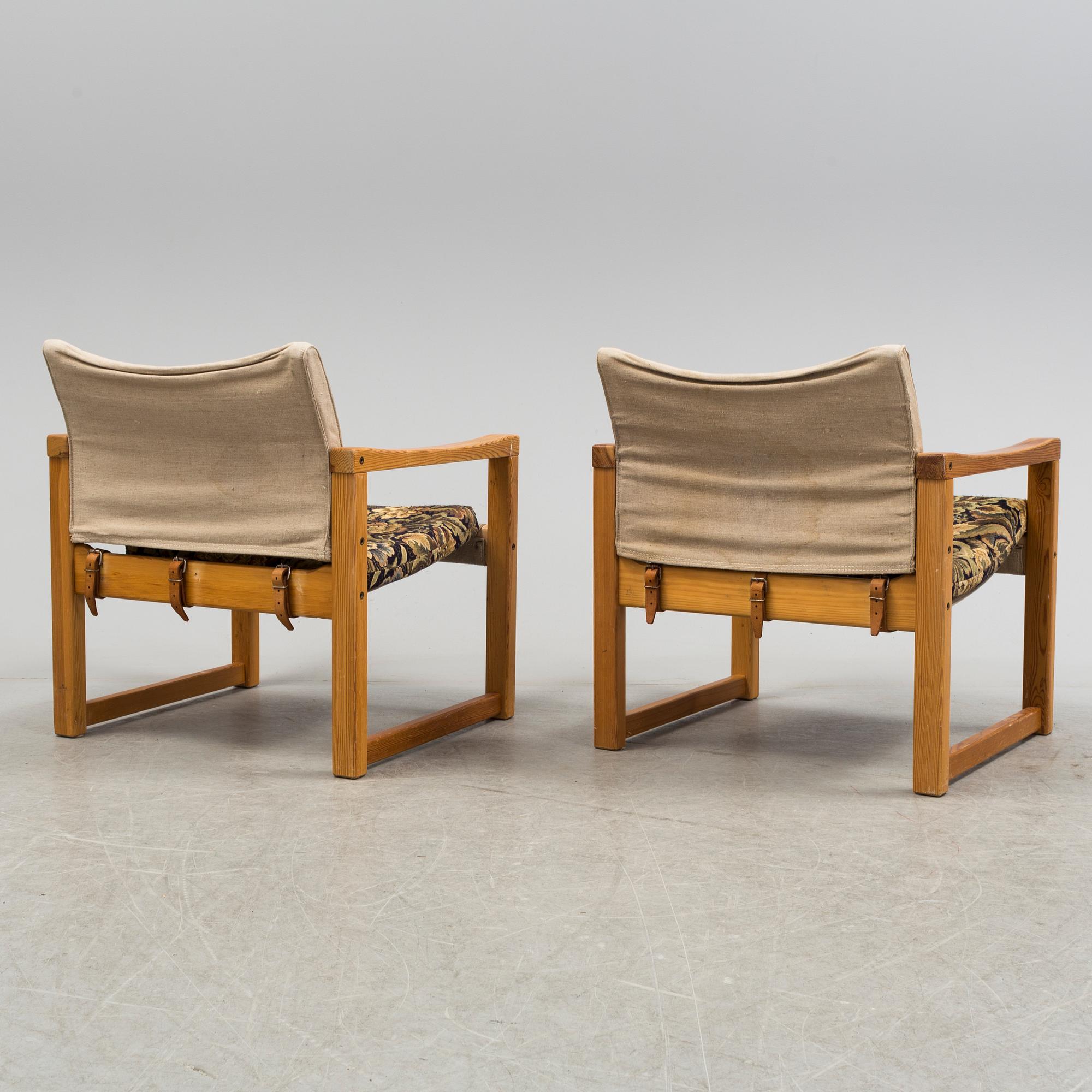 KARIN MOBRING, fåtöljer, ett par, "Diana", IKEA, 1900-talets andra hälft.